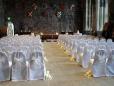 Seated with Elegance 3 Chepstow Court Wedding Chair Cover Hire : Wales